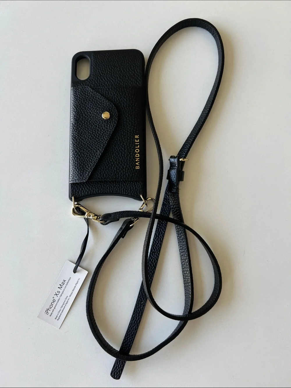 Bandolier Black Crossbody Phone Case - iPhone XS Max - NWT